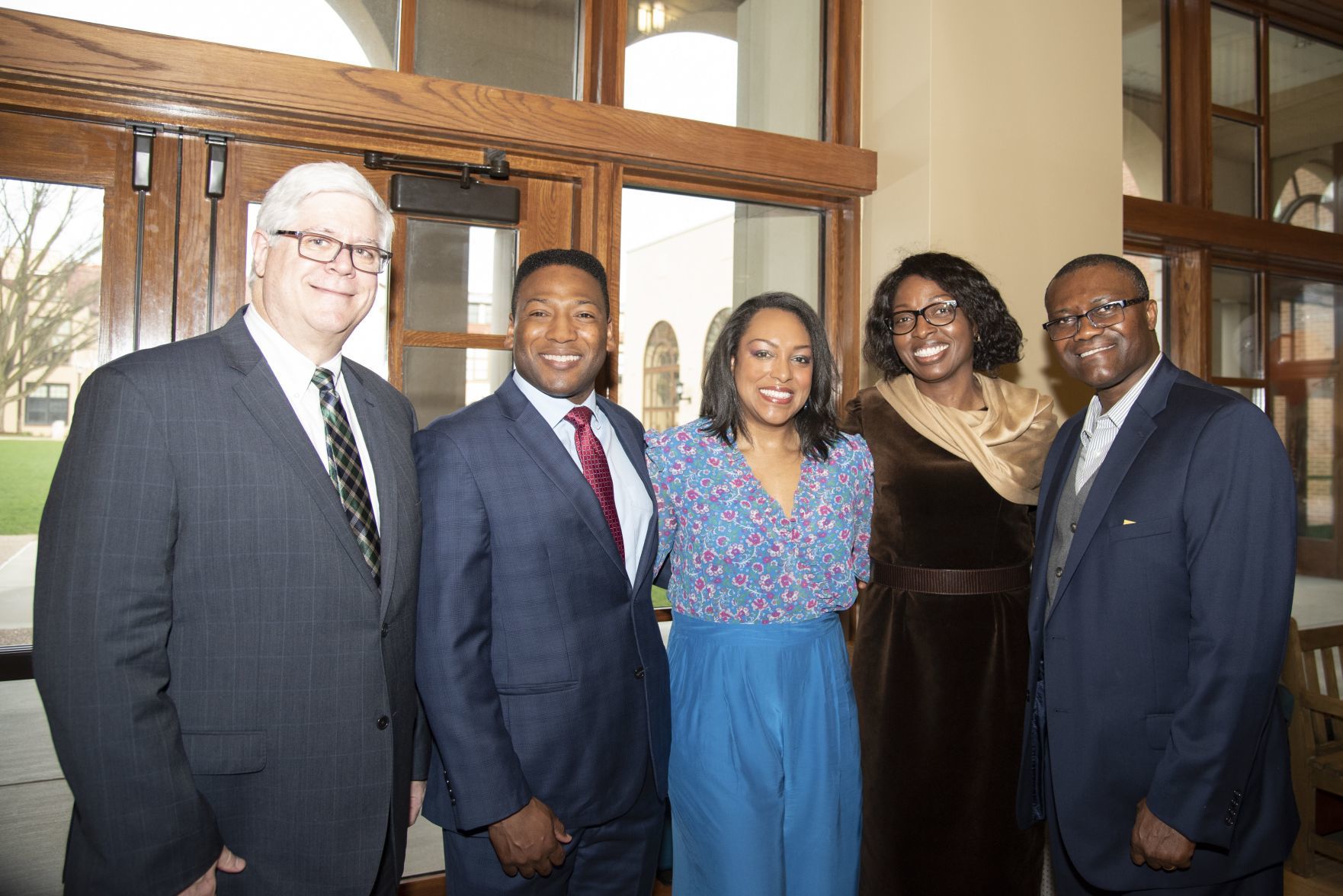 Mike Gibbons, Ken and Amber Simpson, Vanessa and Charles Okwuraiwe